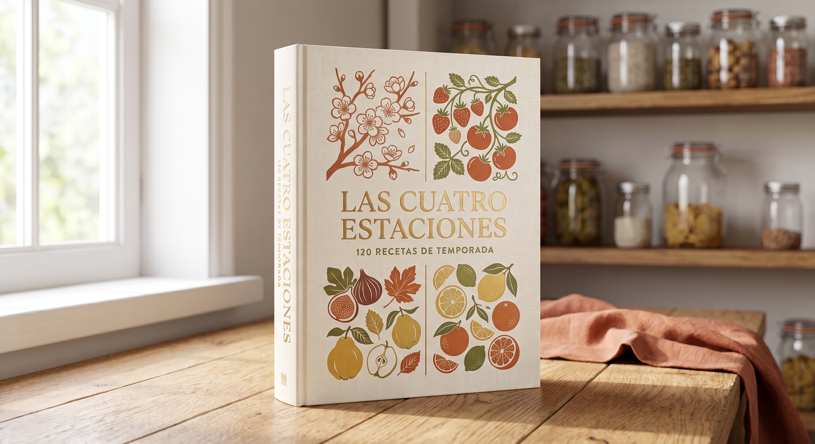cuatro estaciones en frasco